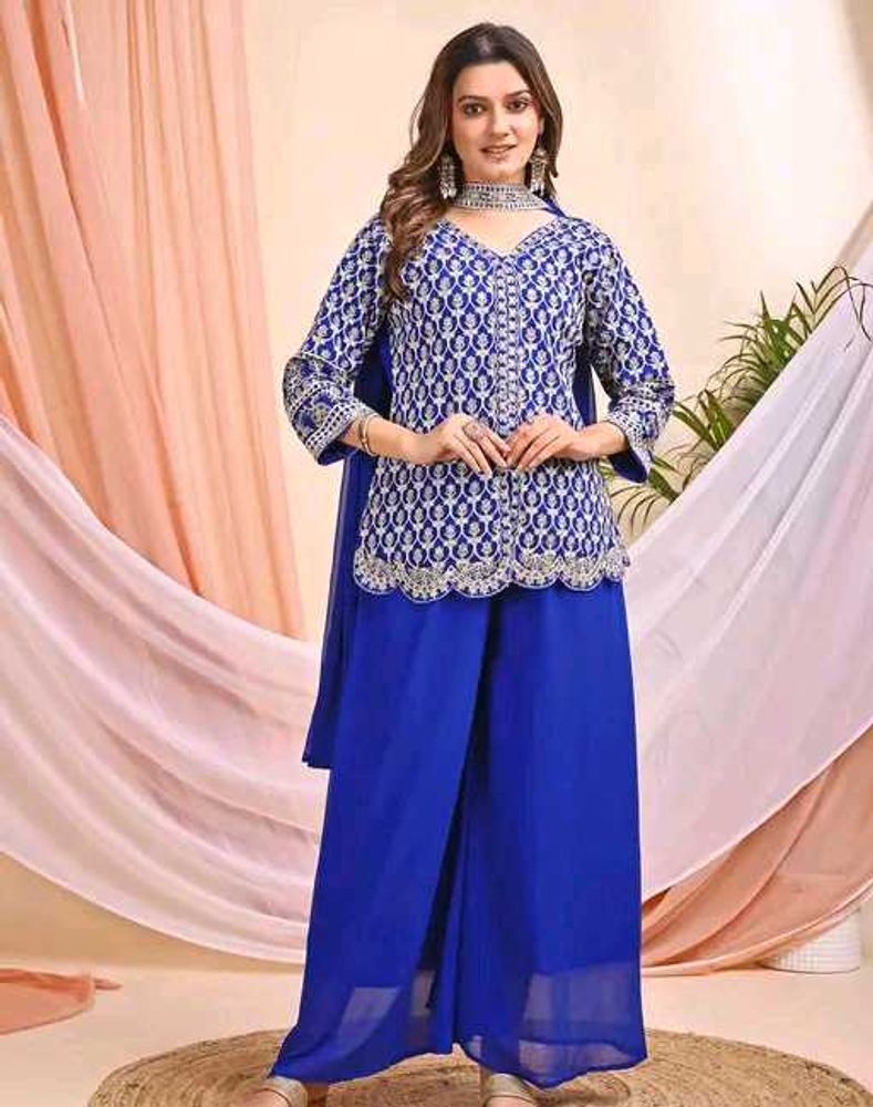 Elegant Blue Kurta Set