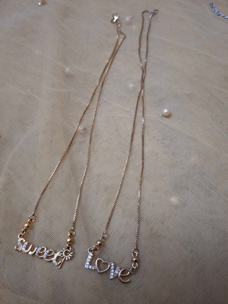 Combo of &#39;Sweet&#39; &amp; &#39;Love&#39; chains.