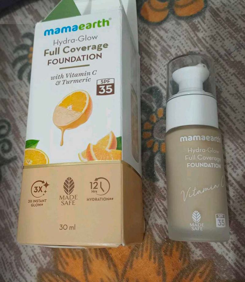 New Mamaearth Hydra Glow Full Coverage Foundation