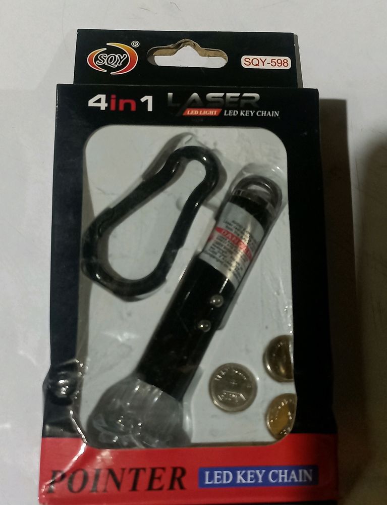 4 in 1 LASER LIGHT / LED KEY CHAIN