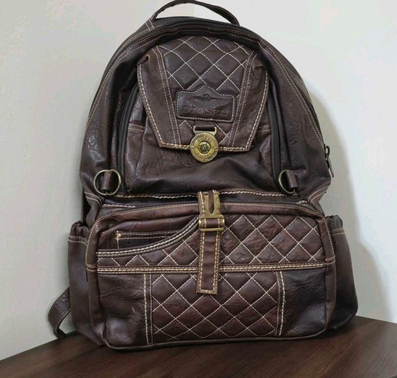 Authentic Vintage Diesel Leather Backpack 🎒
