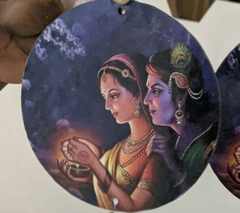 5 Radhe Krishna MDF Cutouts