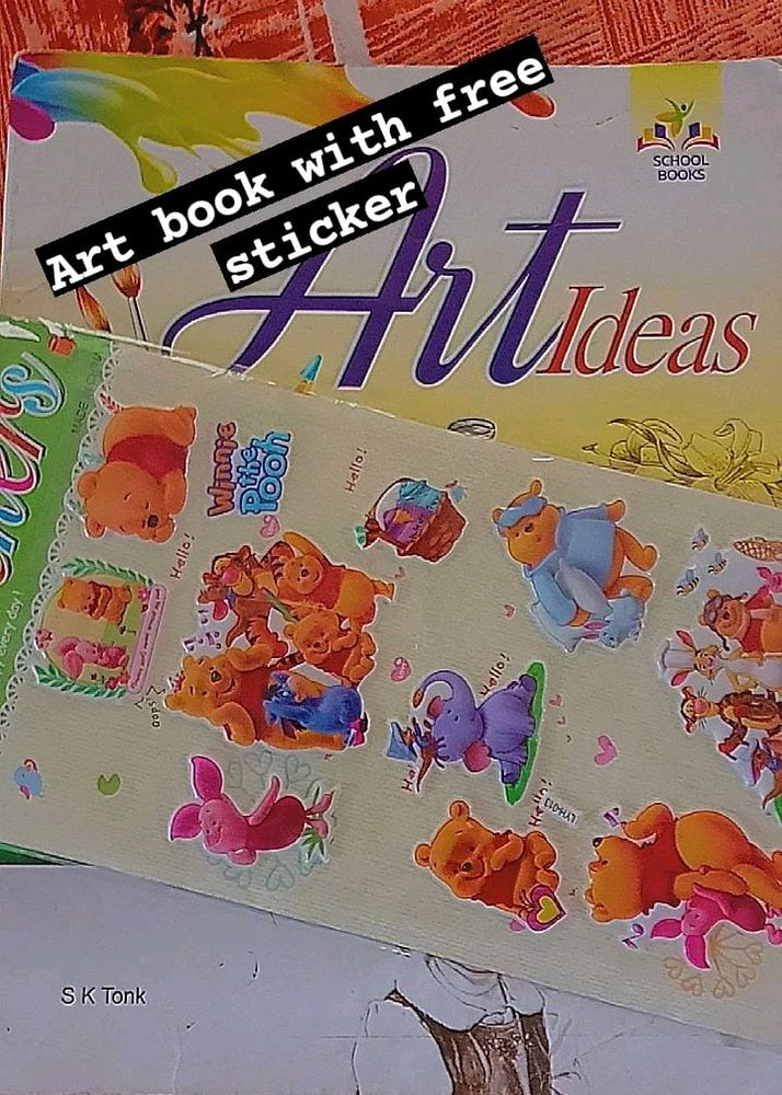 Drawing Book With Free Sticker