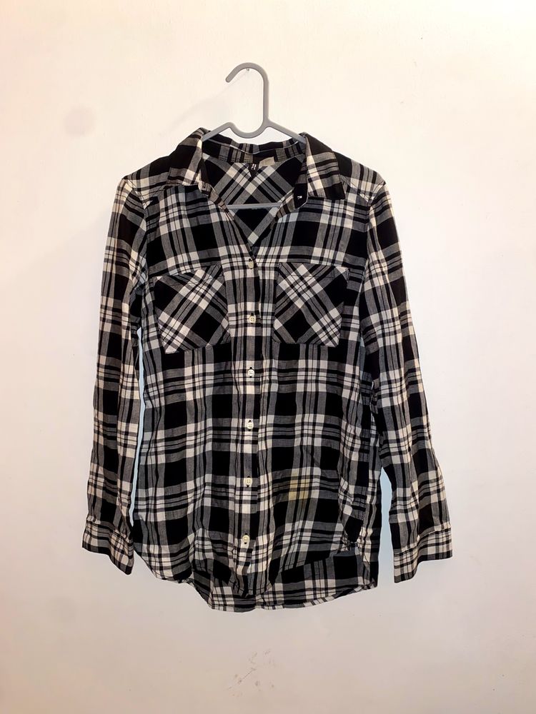 h&amp;m check shirt