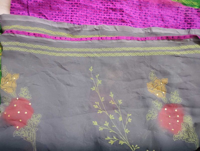 Elegant Floral Print Fabric