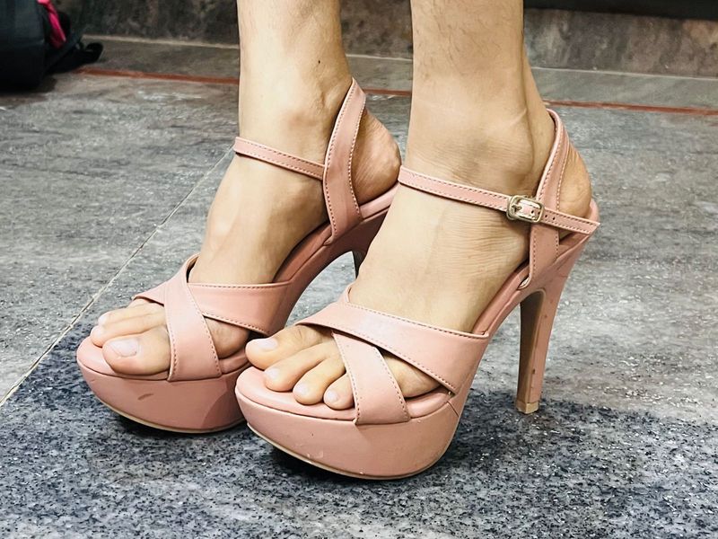 Nude Platform Heels