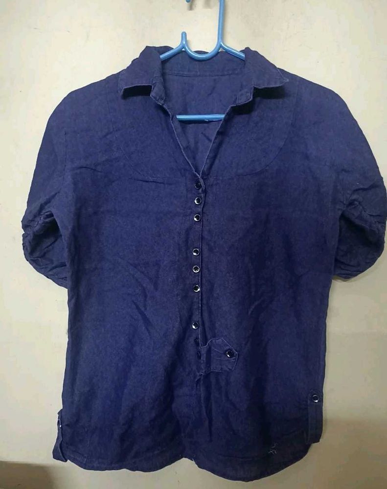 Navy Blue Shirt