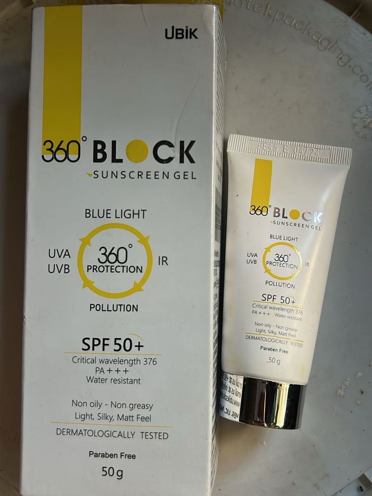 360° Block Sunscreen Gel SPF 50+