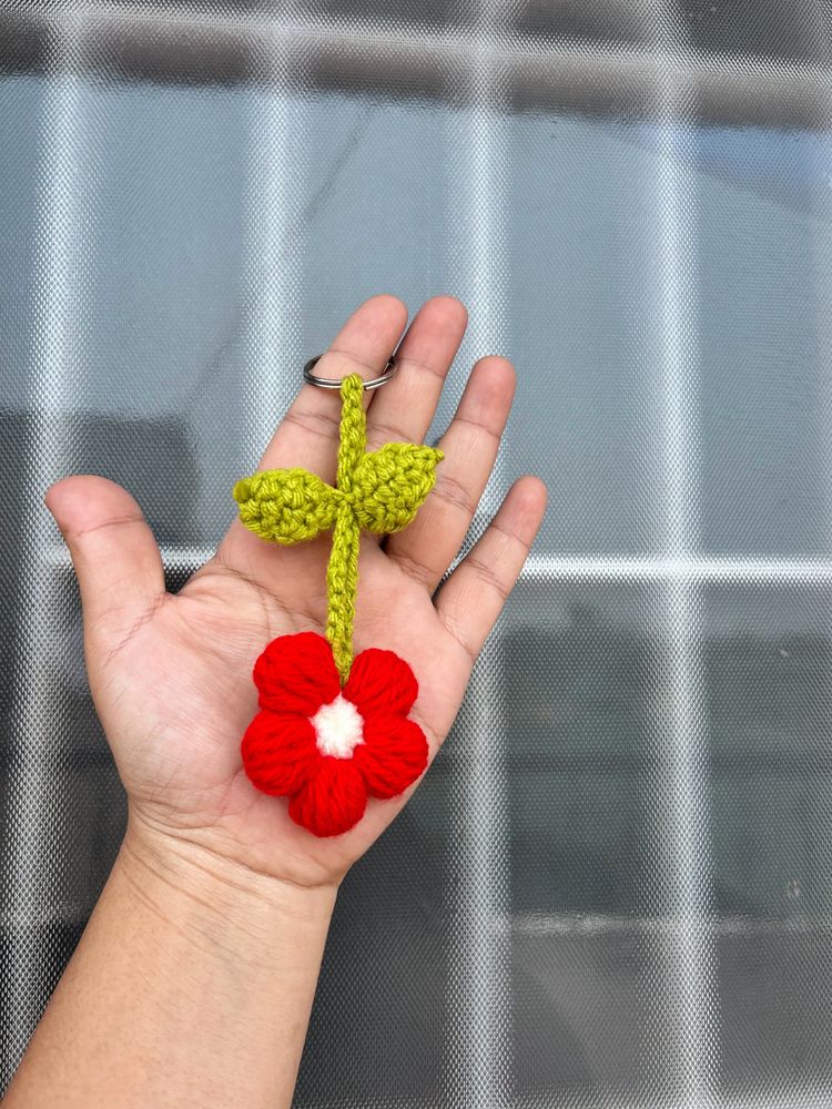 Handmade Keychain// Flower