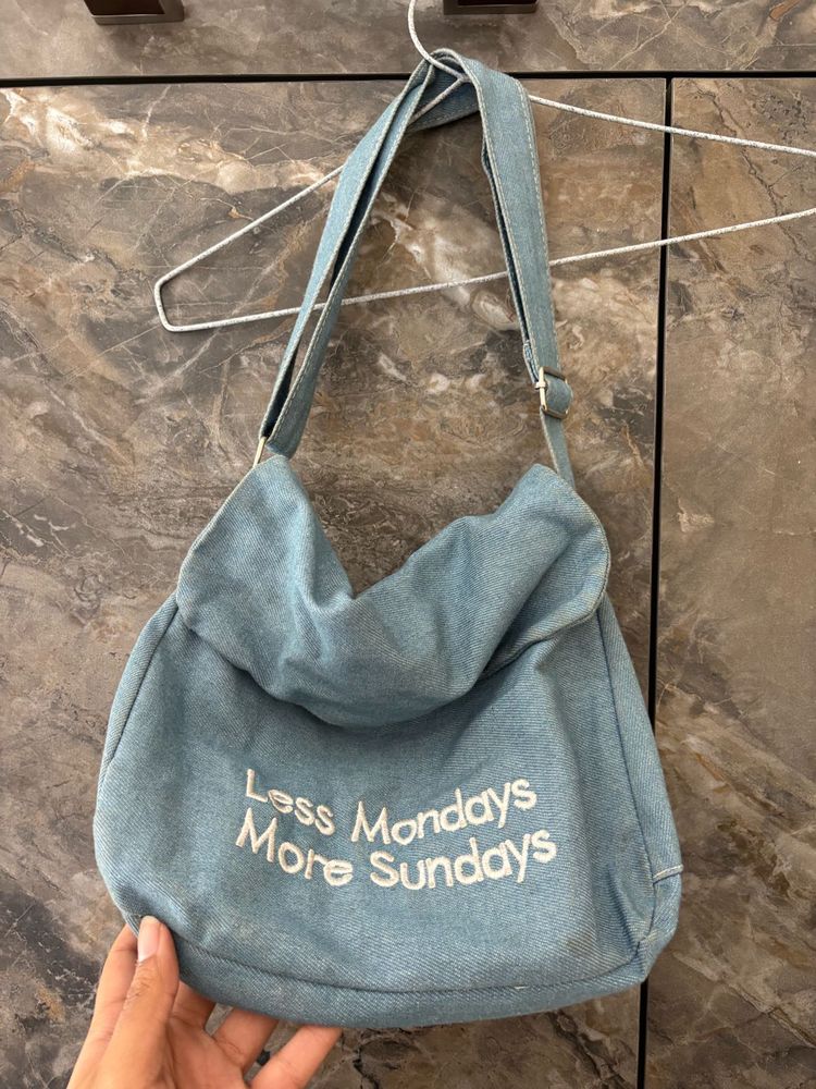 Denim Shoulder Bag