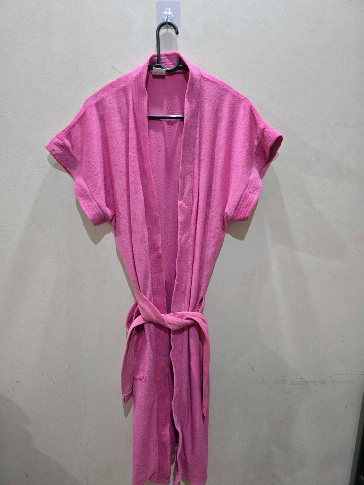 Rose Pink Bathrobe