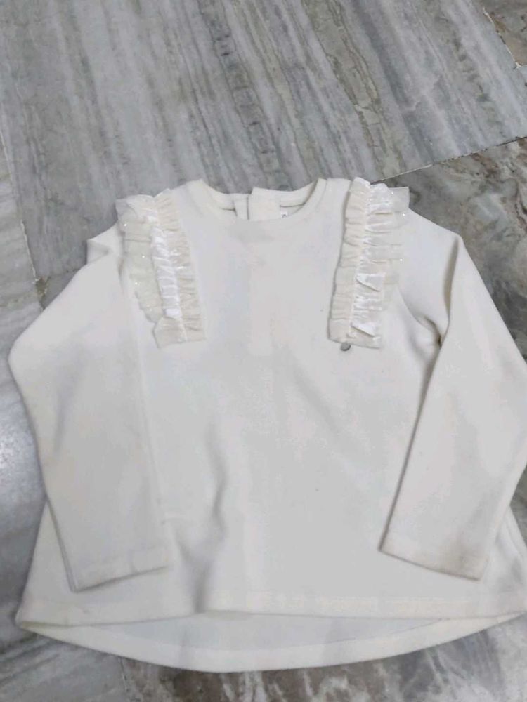 Cute Girls' Long Sleeve Top