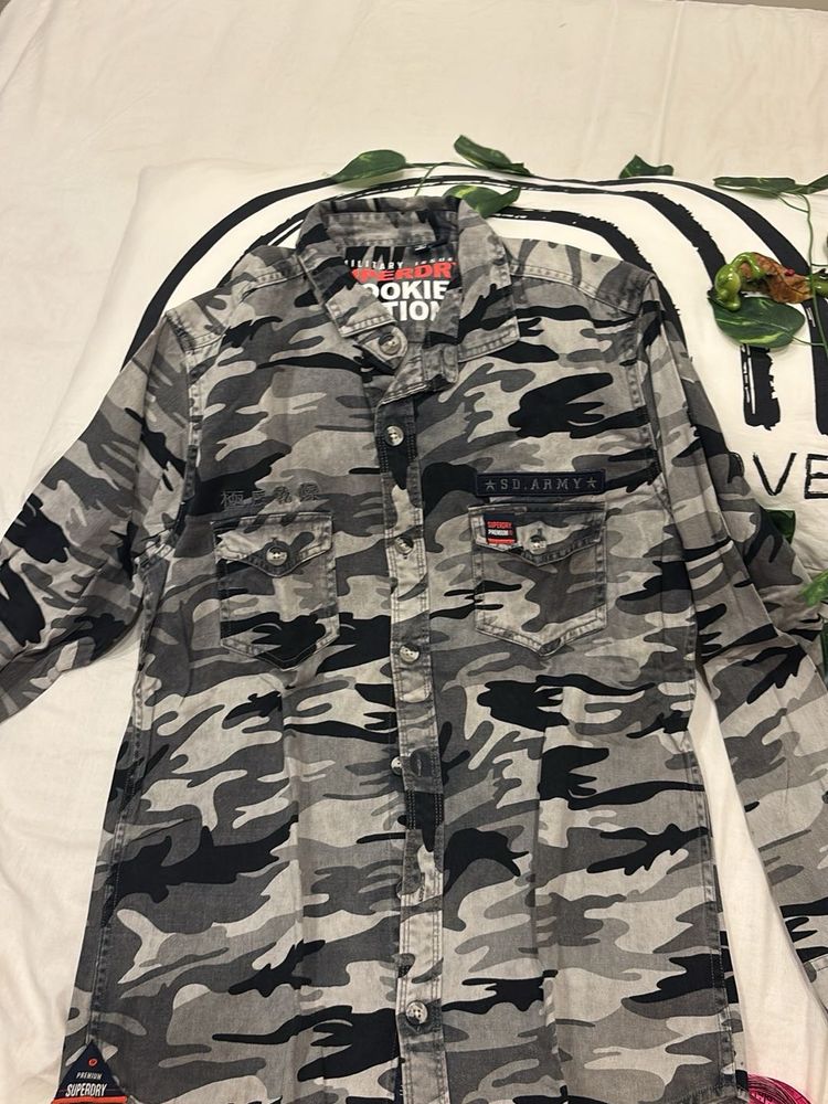 Camo Print Shirt