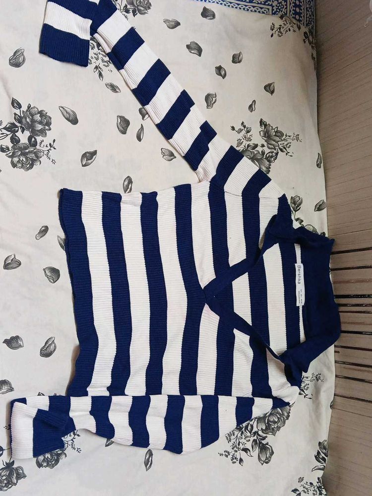 Striped Knit Sweater