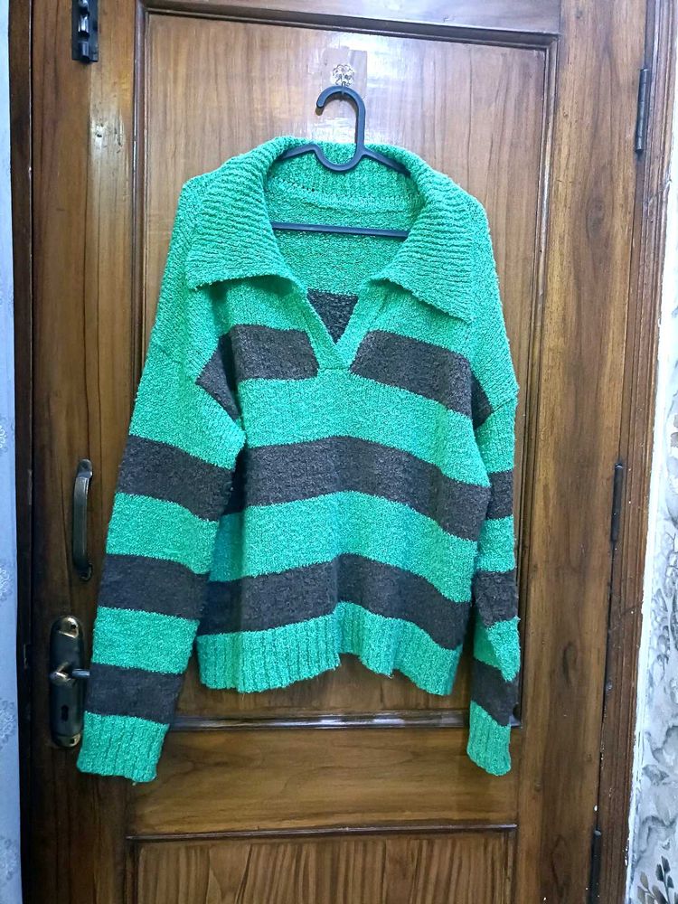 stripe pullover