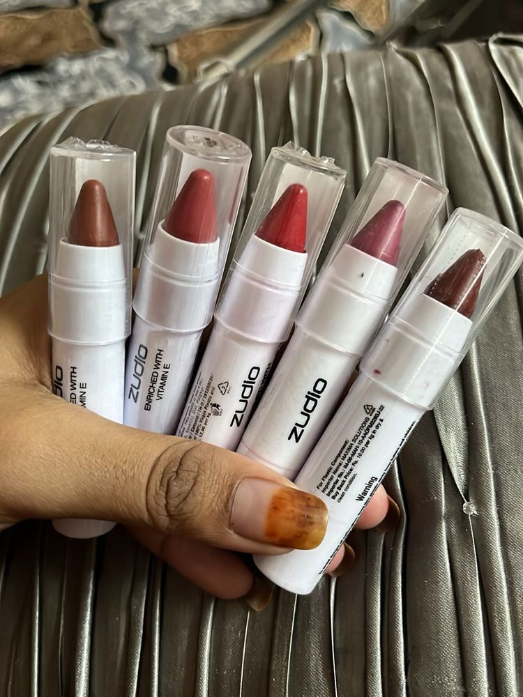 Zudio Lipstick Crayons - Set of 5