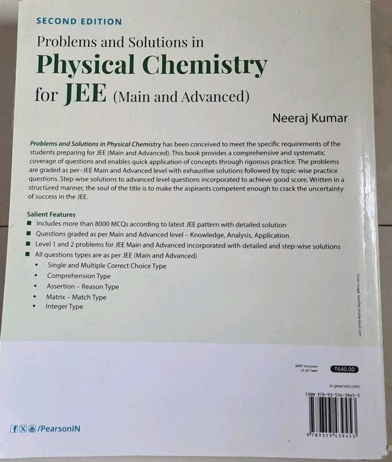 Physical Chemistry Problems And Solutions