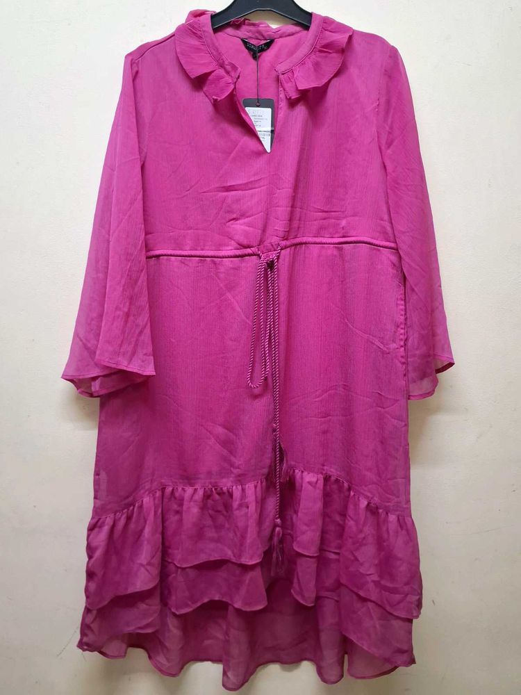 Pink Ruffle Dress