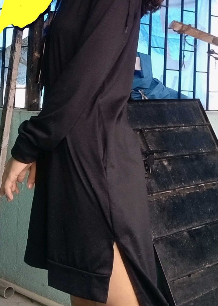 Black Hoodie Dress