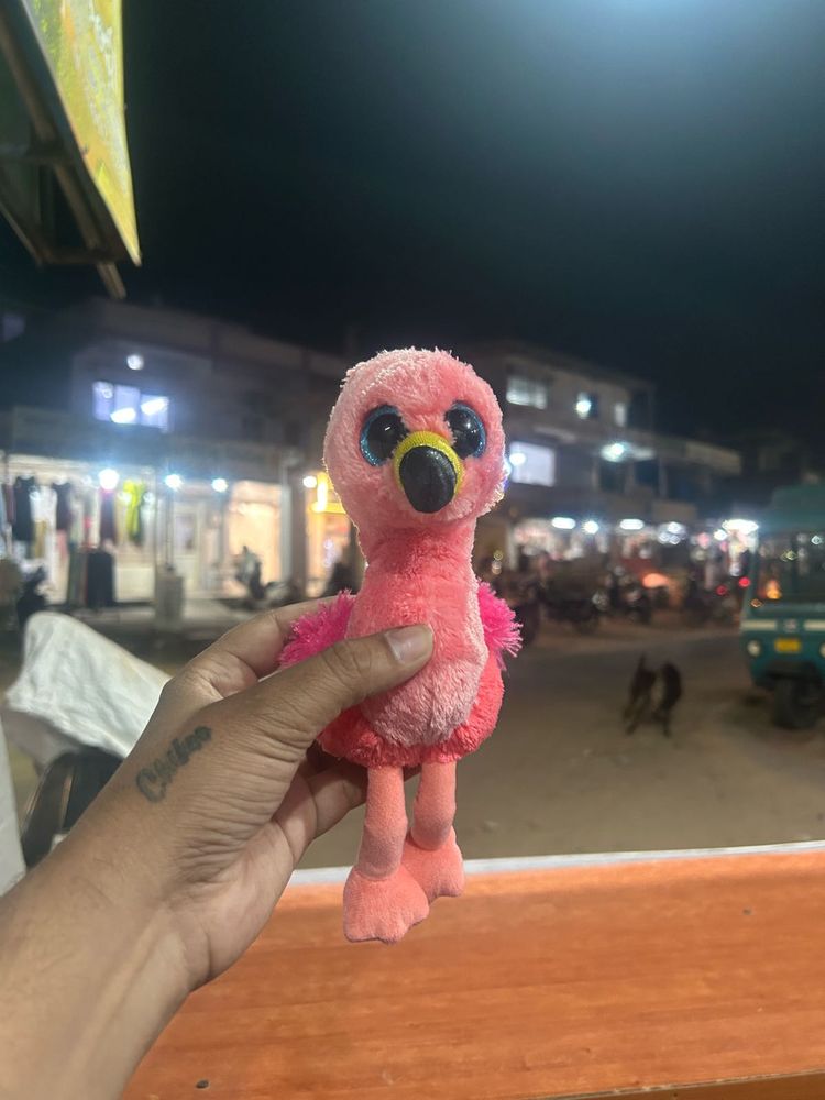 TY Beanie Boos Gilda - Pink Flamingo Reg Plush