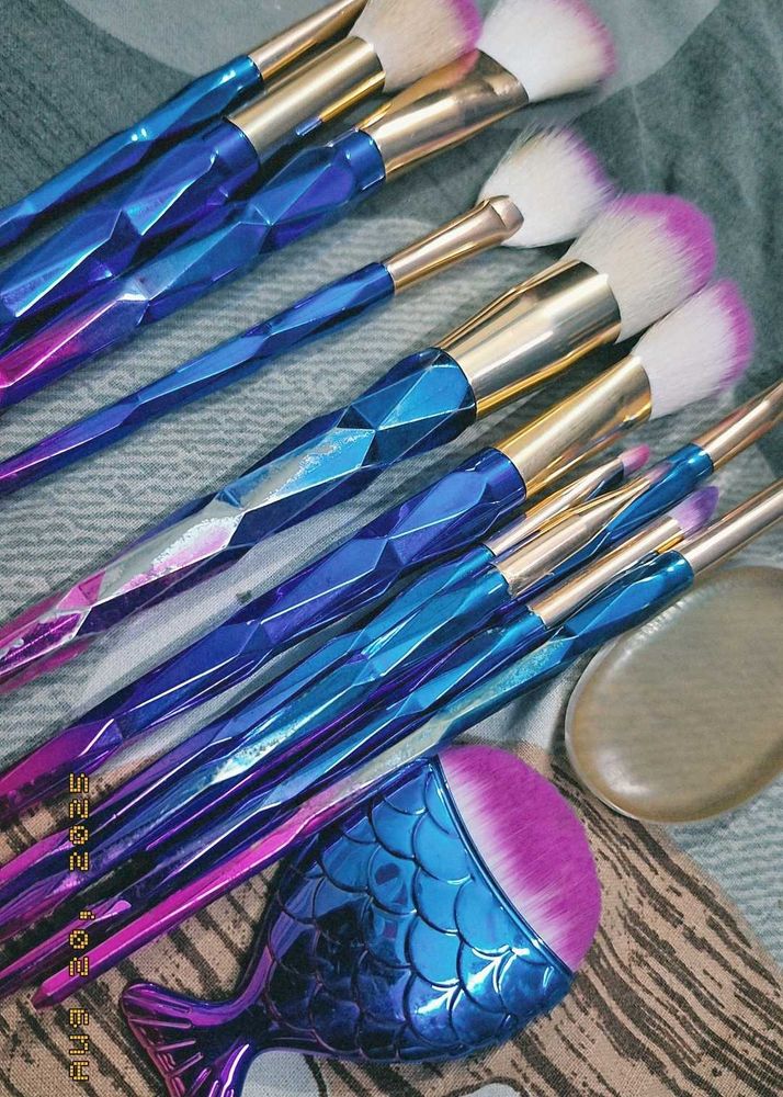 Mermaid Makeup Brush Set