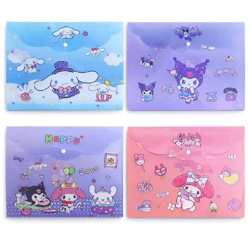 Pack of 4 Sanrio Character File Folders