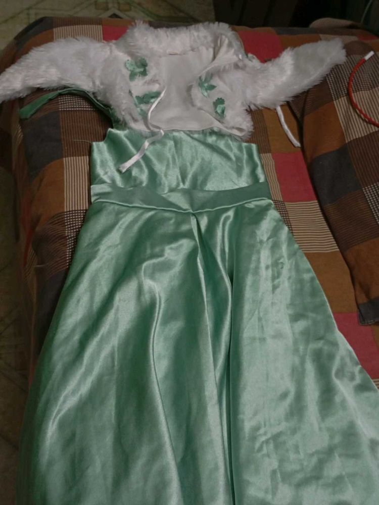 Girls&#39; Mint Dress &amp; Bolero Set