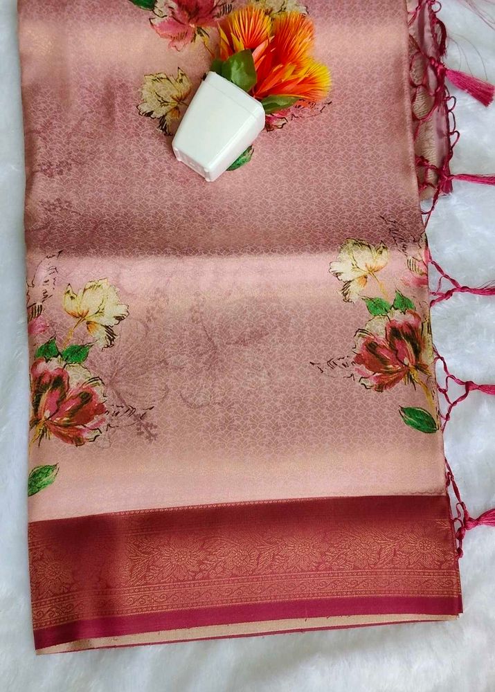 Floral Print Saree