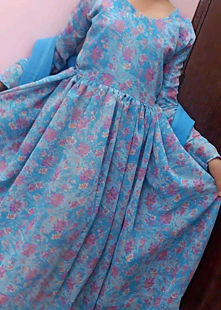Floral Anaarkali