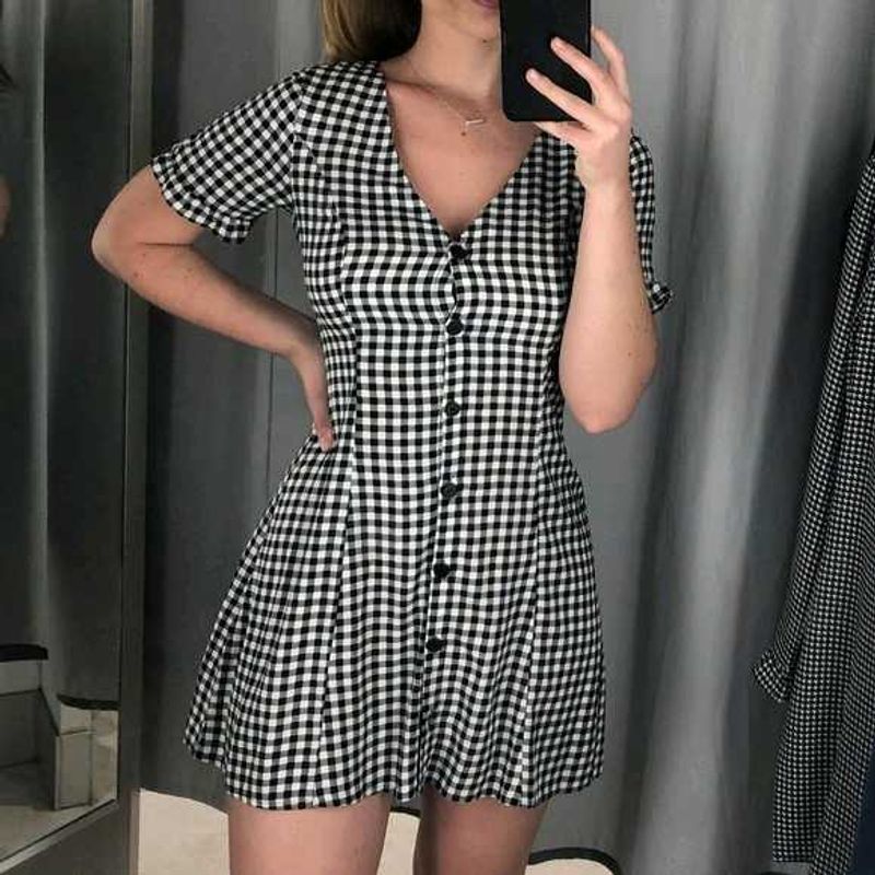 H&amp;M CLEARANCE SALE (Checked dress)