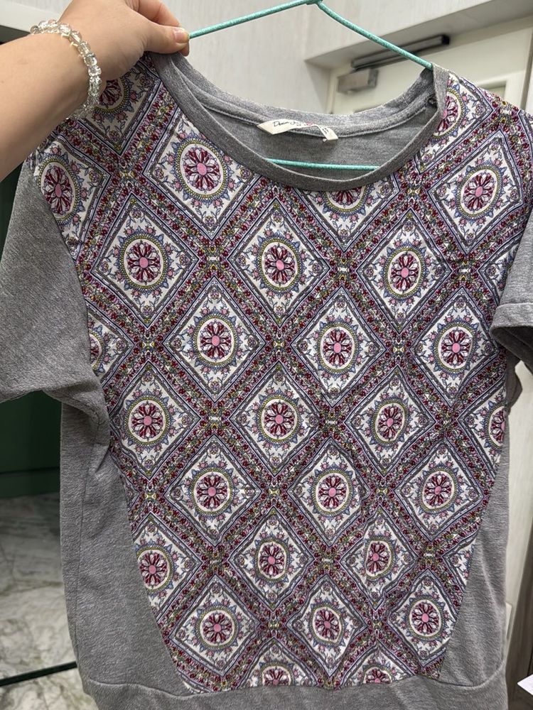 Ecote Patterned T-Shirt