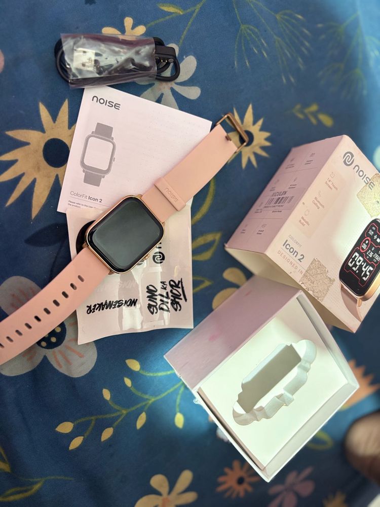 Noise ColorFit Icon 2 Smartwatch - Pink