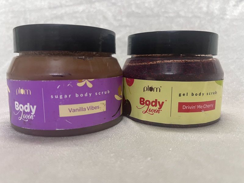 Plum body Scrub Duo