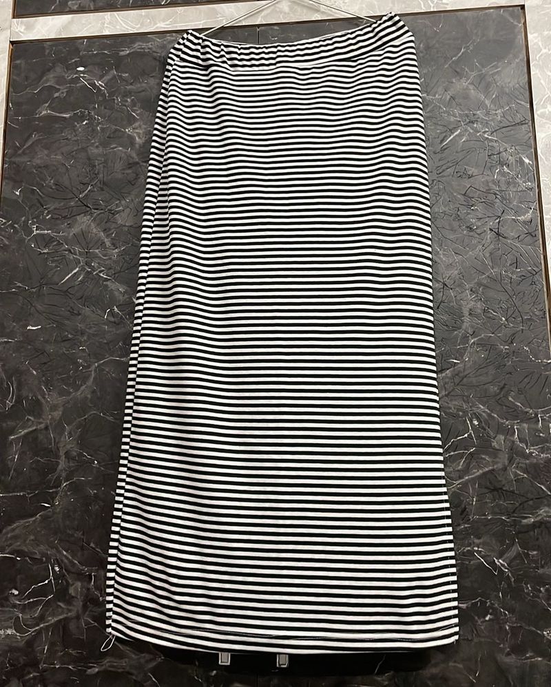 Striped Maxi Skirt