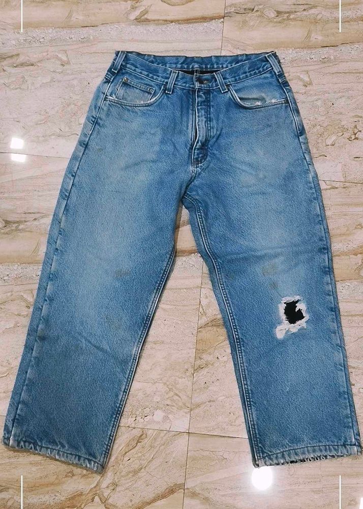 Carhartt Ripped Denim Jeans