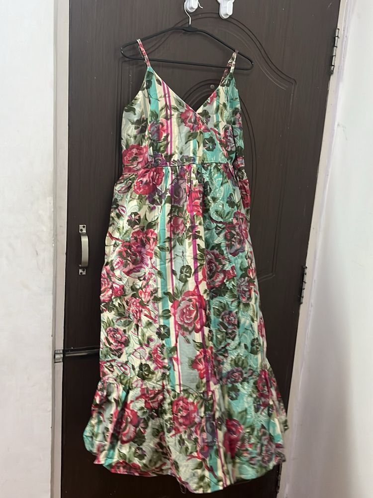 Long Floral Dress By Zudio. No Coins Only Cash!