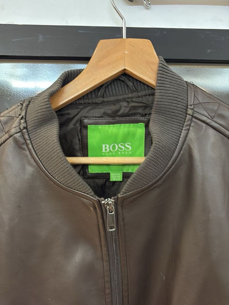 BOSS Leather Jacket (Original) From UAE