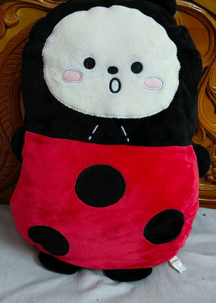 Ladybug Plush Pillow