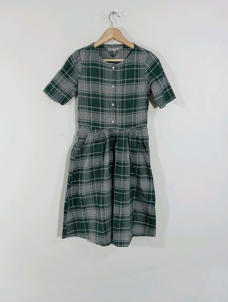 Multicolor Checks Casual Dress (Women)