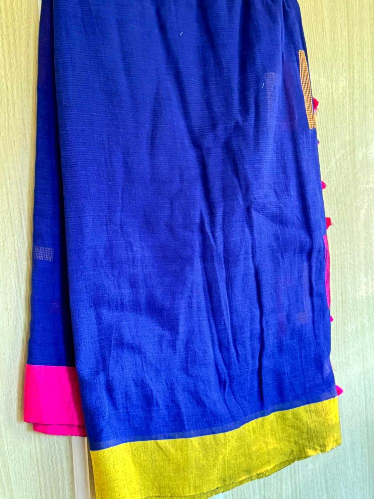 Blue &amp; Pink Saree