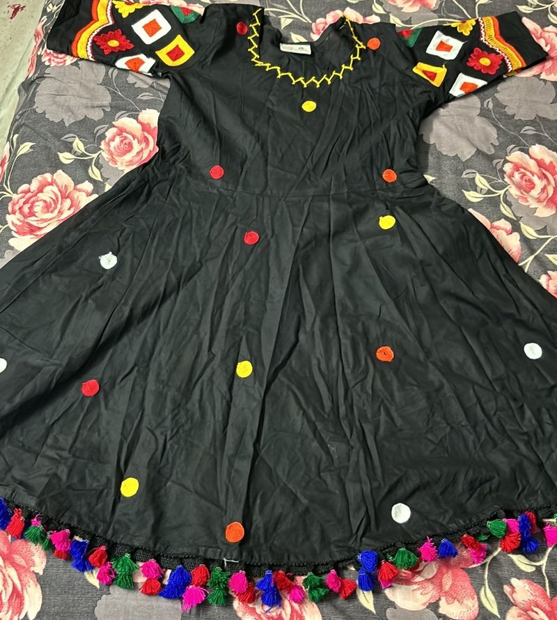 FASHION FLOOR INDIA BLACK SHARARA SET