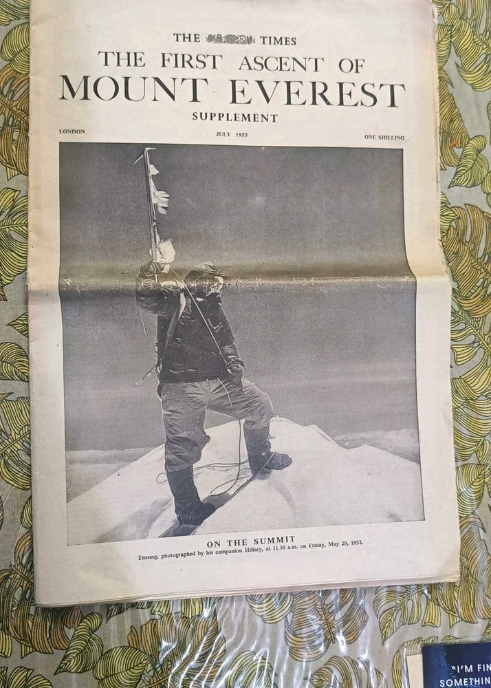 1953 Times: First Everest Ascent
