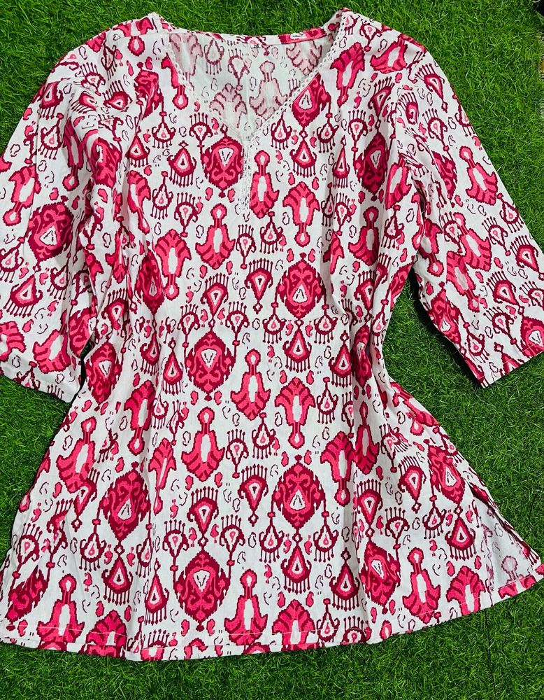 M Size Short Kurti Pure Cotton Unused Brand New