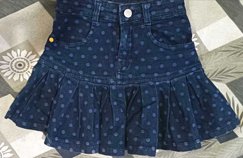 Denim Skirt for Kids 💙