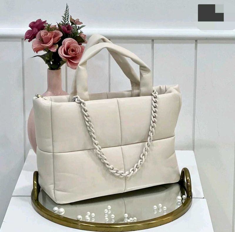 Stylish Quilted Tote Bag soft like a cushions