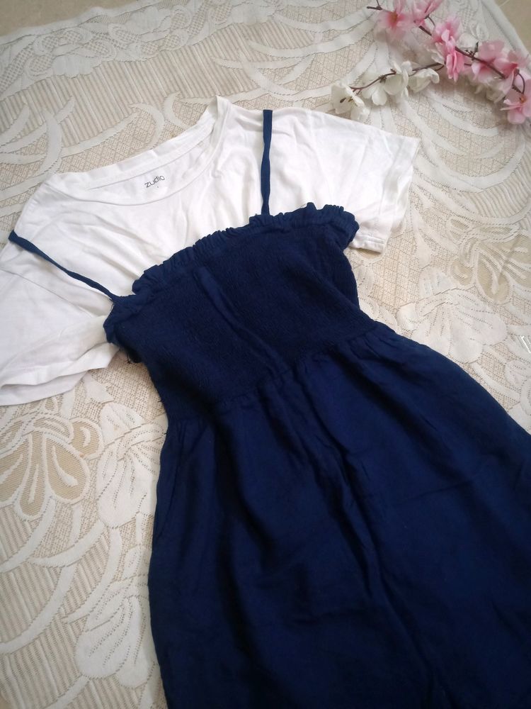 Navy Blue Jumpsuit