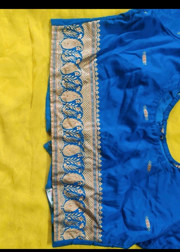 Lowest Price: Blue Readymade Blouse