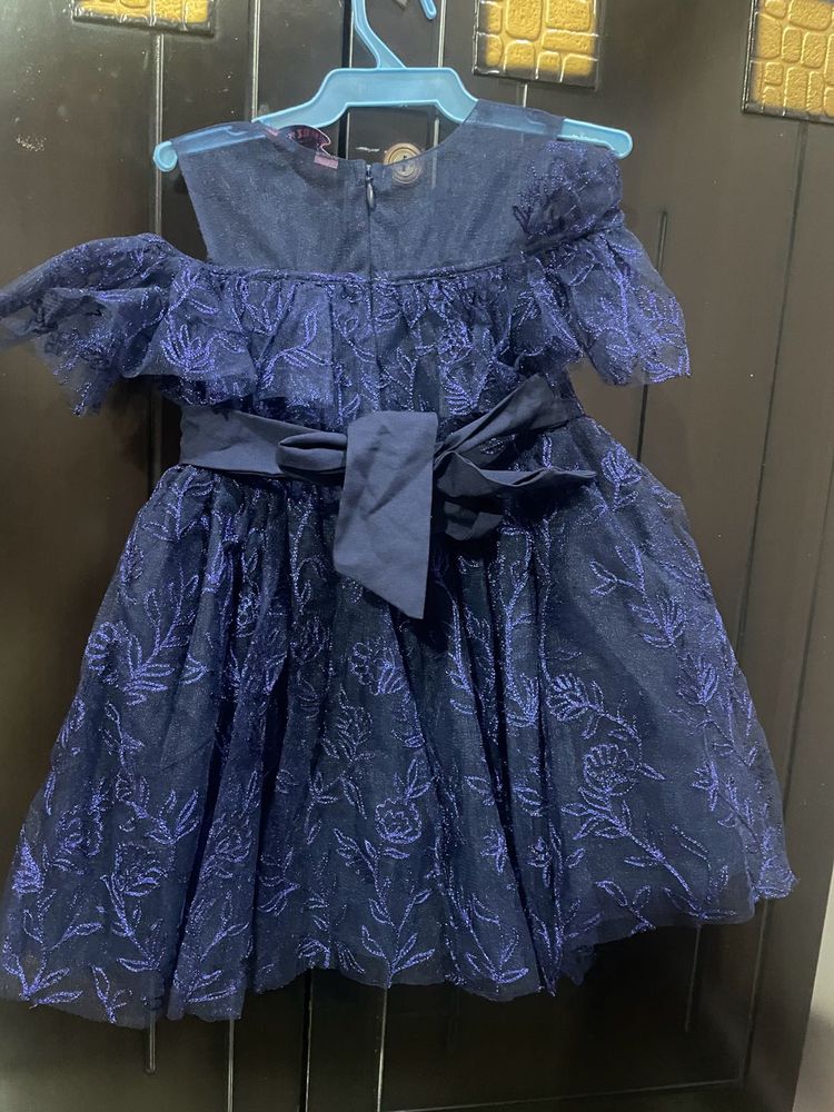 Beautiful Navy Blue Frock