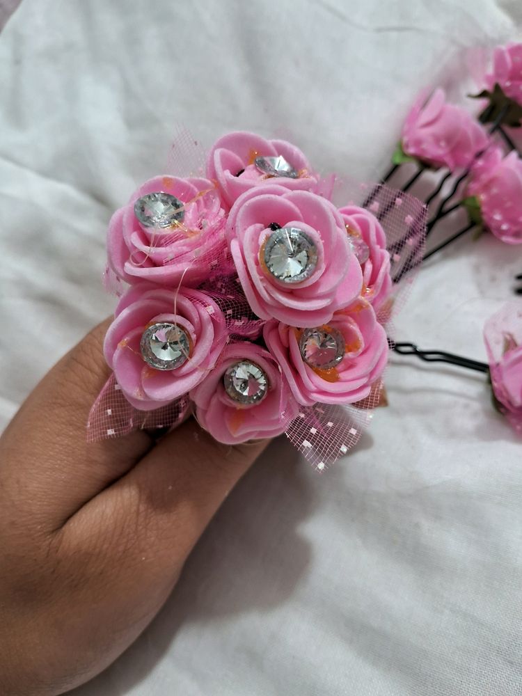 15 Pieces Pink Color Joora Pin