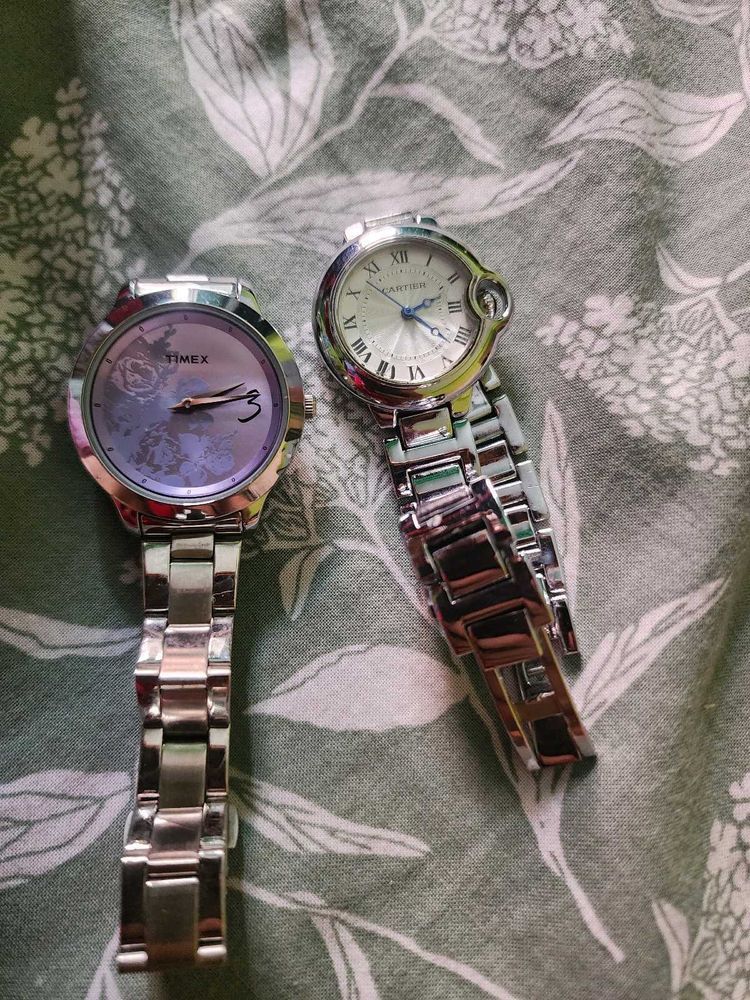 Cartier and Timex Ladies watch Combo offer